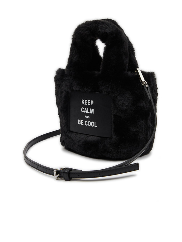 Orsay Geantă de mână neagră de damă în cutie cadou ORSAY