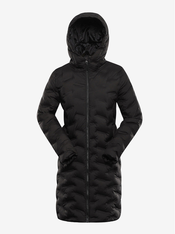 ALPINE PRO Palton pentru femei cu impregnare wr ALPINE PRO AWEDA negru