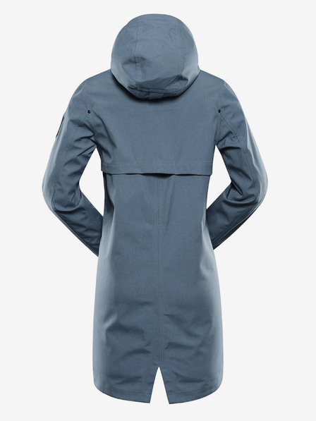 ALPINE PRO Palton impermeabil albastru pentru femei cu membrană ptx Alpine Pro PERFETA