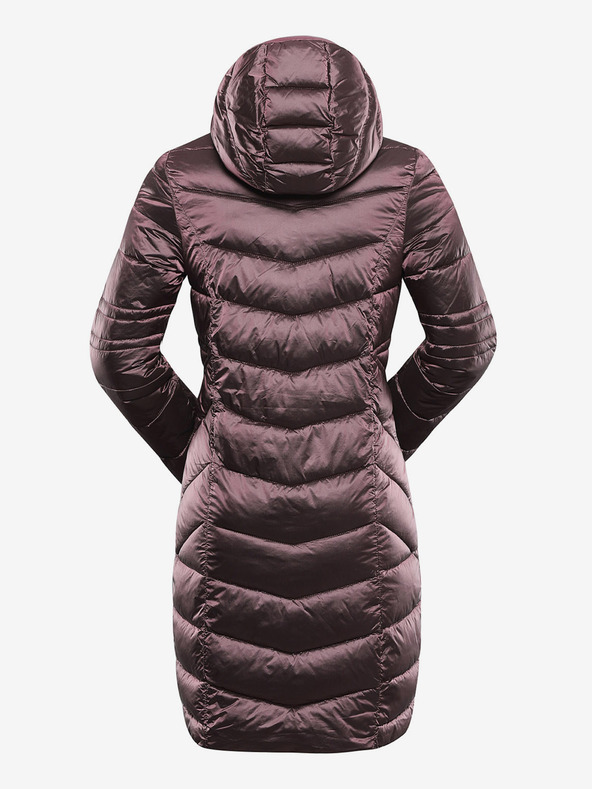 ALPINE PRO Geacă lungă ultraușoară pentru femei ALPINE PRO OREFA roz