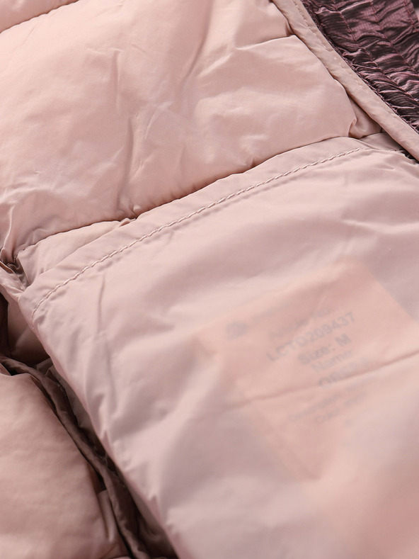 ALPINE PRO Geacă lungă ultraușoară pentru femei ALPINE PRO OREFA roz