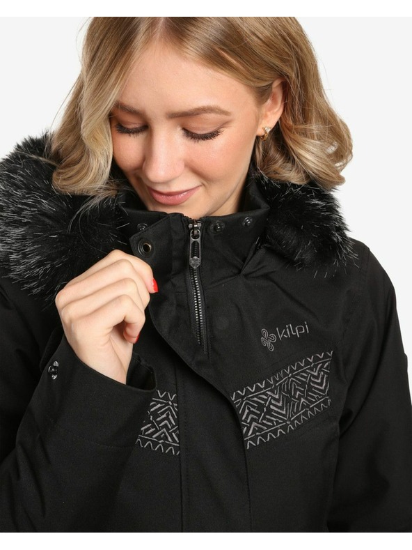 Kilpi Palton de iarnă pentru femei Kilpi PERU-W negru