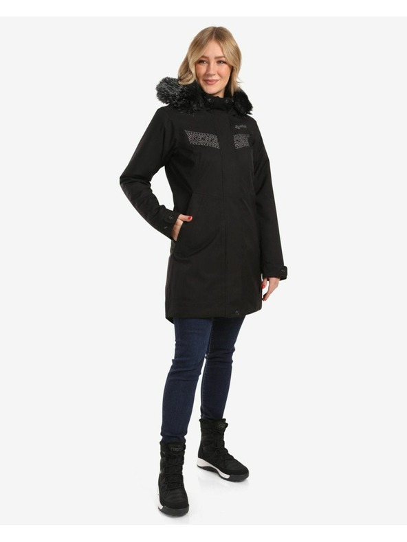 Kilpi Palton de iarnă pentru femei Kilpi PERU-W negru