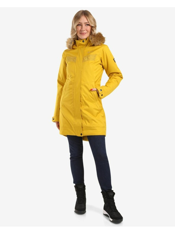 Kilpi Palton de iarnă pentru femei Kilpi PERU-W Gold