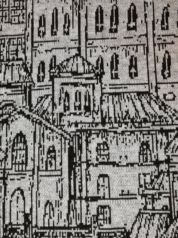 numoco Palton gri cu model pentru femei, cu glugă și buzunare Numoco