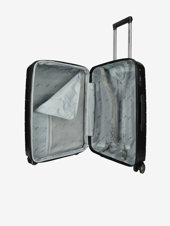 Enrico Benetti Valiză de voiaj Enrico Benetti Montréal M Black