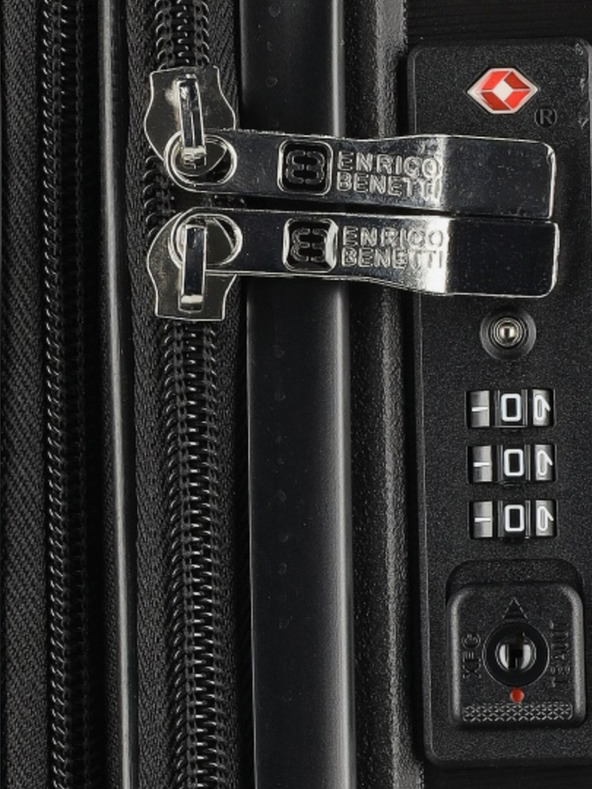 Enrico Benetti Valiză de voiaj Enrico Benetti Montréal M Black