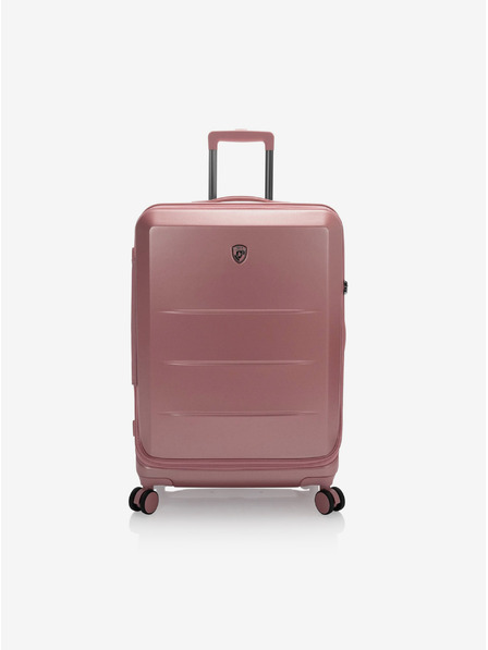 Heys Valiză de voiaj roz vechi pentru femei Heys EZ Fashion M Rose Gold