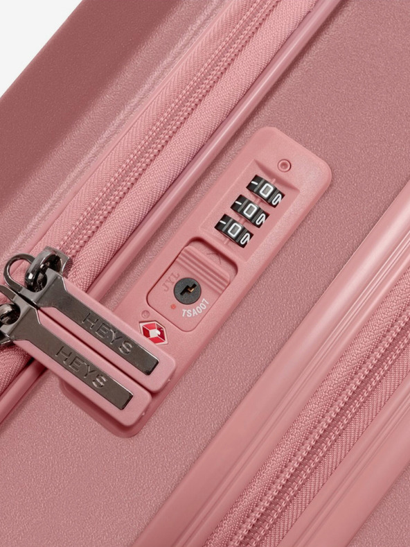 Heys Valiză de voiaj roz vechi pentru femei Heys EZ Fashion M Rose Gold