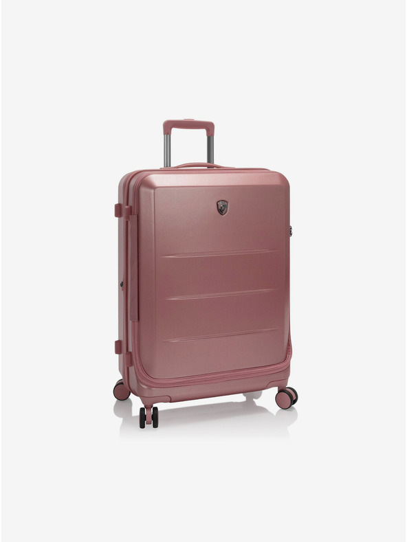 Heys Valiză de voiaj roz vechi pentru femei Heys EZ Fashion M Rose Gold