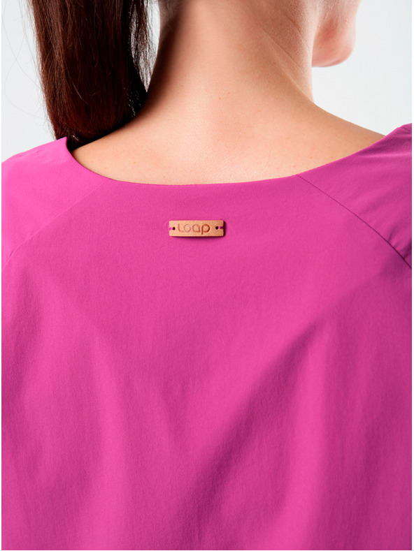 Loap Rochie mov cu buzunare LOAP