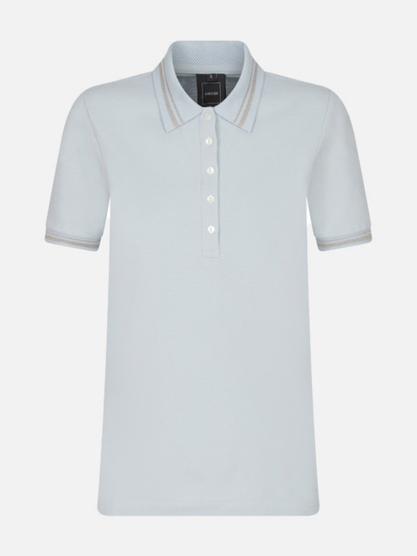 Geox Tricou polo deschis albastru pentru femei Geox