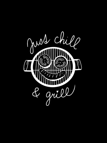 ZOOT.Original Tricou negru pentru femei ZOOT.Original Just chill & grill