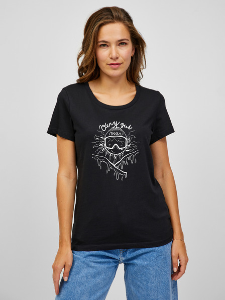 ZOOT.Original Tricou negru pentru femei Zoot Original Very gut wind