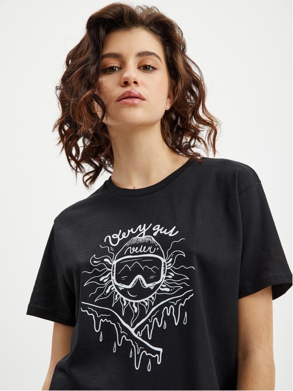 ZOOT.Original Tricou negru pentru femei Zoot Original Very gut wind