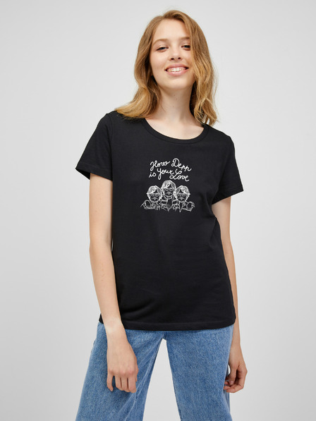 ZOOT.Original Tricou negru pentru femei Zoot Original Depp love