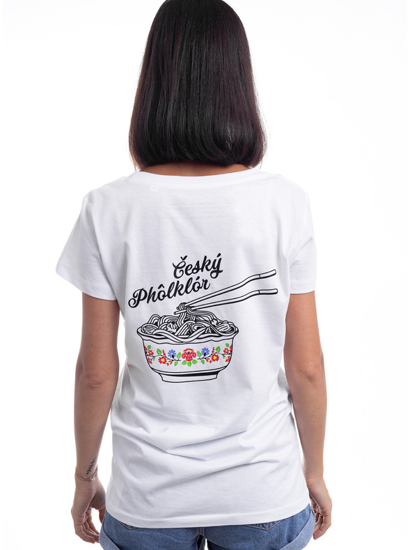 ZOOT.Original Tricou alb pentru femei ZOOT Original Czech Phólklór