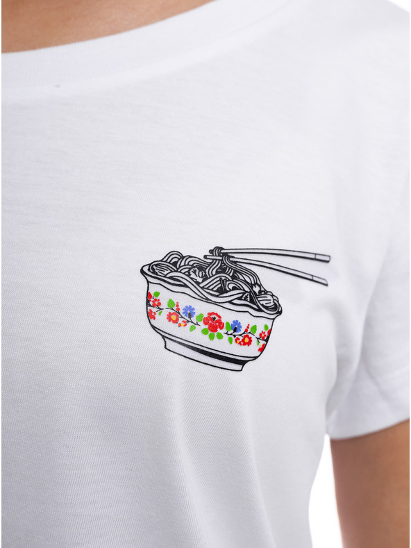 ZOOT.Original Tricou alb pentru femei ZOOT Original Czech Phólklór