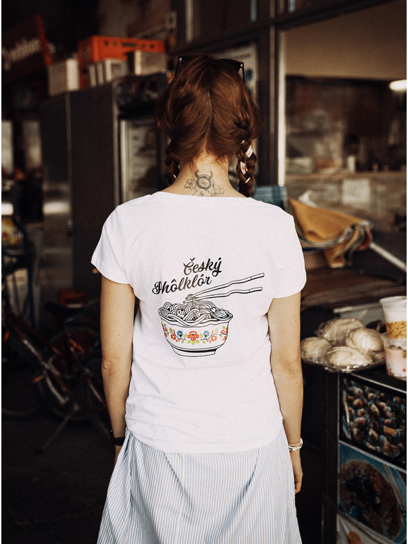 ZOOT.Original Tricou alb pentru femei ZOOT Original Czech Phólklór