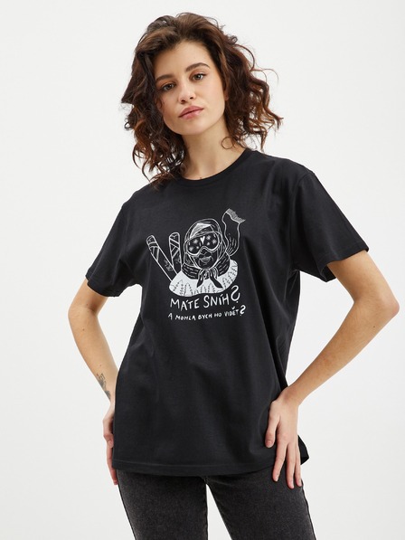 ZOOT.Original Tricou negru pentru femei cu Zoot Original Do You Have Snow
