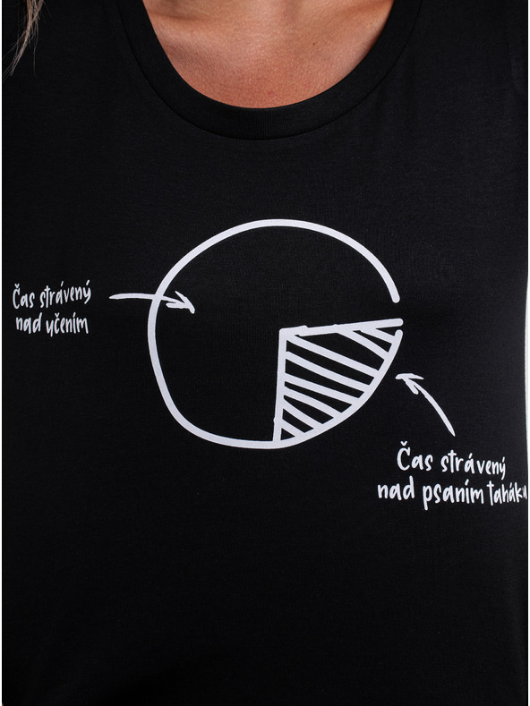 ZOOT.Original Tricou negru ZOOT Original pentru femei Nu e timp de pierdut