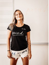 ZOOT.Original Tricou negru ZOOT Original Prcat pentru femei