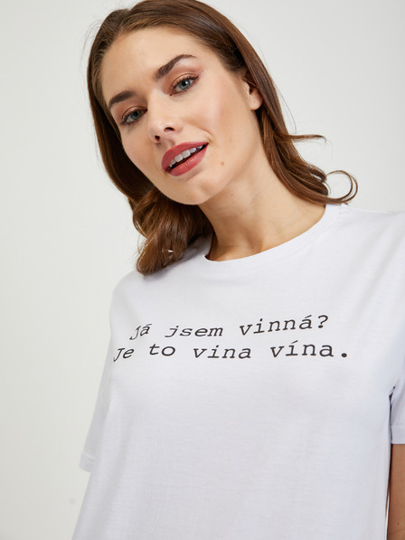 ZOOT.Original Tricou alb pentru femei ZOOT Original I'm guilty