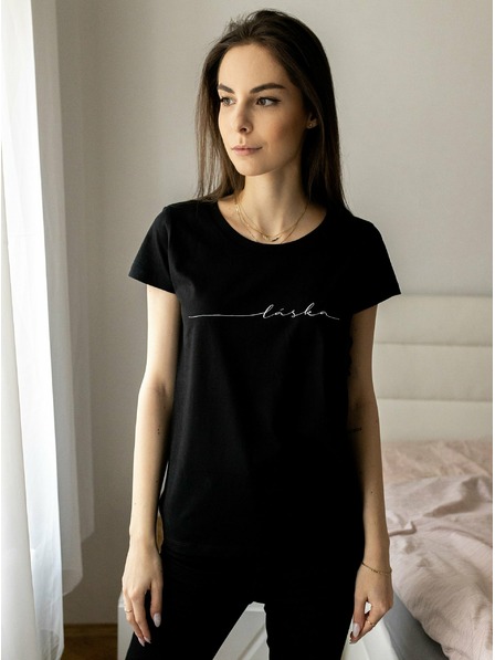 ZOOT.Original Tricou negru pentru femei ZOOT Original Love