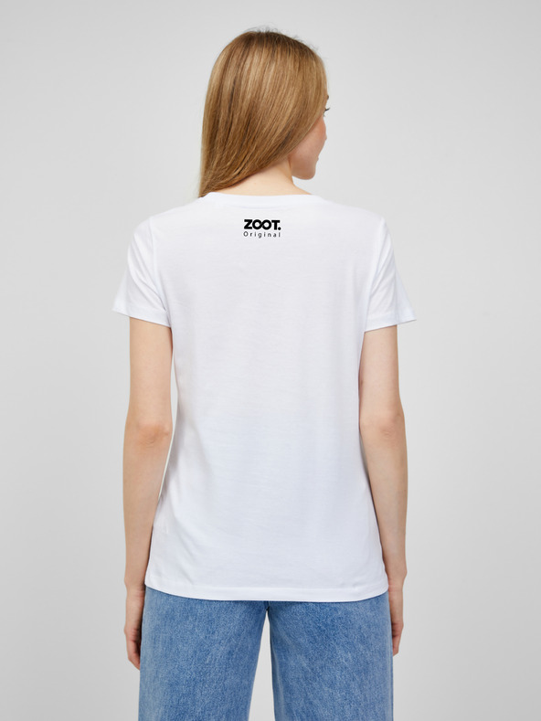 ZOOT.Original Tricou alb de damă imprimat cu ZOOT.Original Goal bright