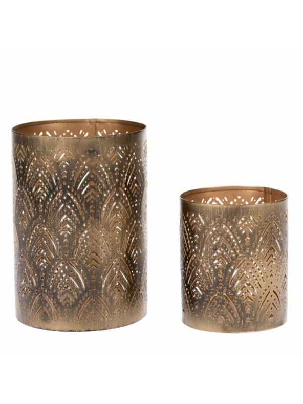 Casa de Engel Suport de lumânări din metal - set de 2, 6/24