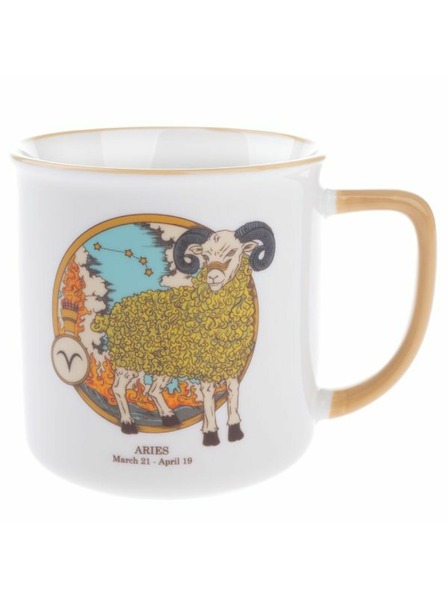 Casa de Engel Cană din porțelan, Zodiac - Berbec, 460ml, 6/36