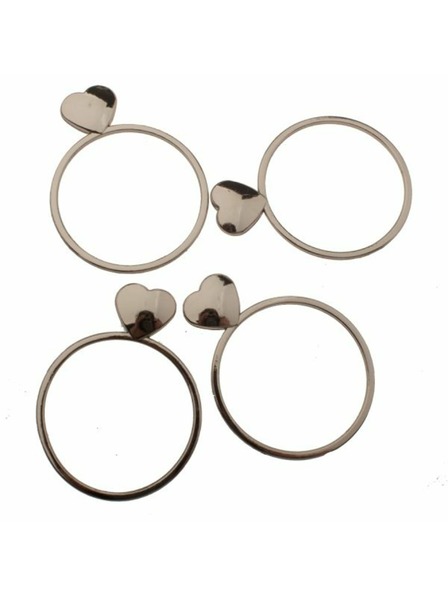 Casa de Engel Inele metalice pentru șervețele - set 4 buc, 12/72