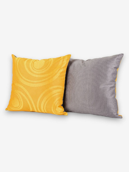 Kvalitex Pernă galbenă Circles 50x50cm Kvalitex