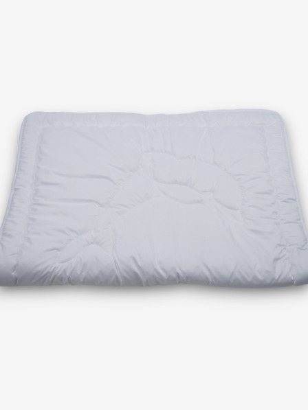 Kvalitex Pătură de vară pentru bebeluși și pernă pentru pătuț alb Kvalitex