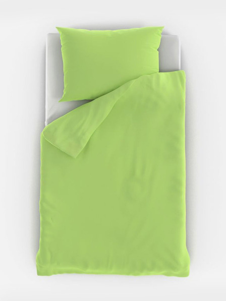 Kvalitex Lenjerie de pat de pătuț din bumbac verde deschis