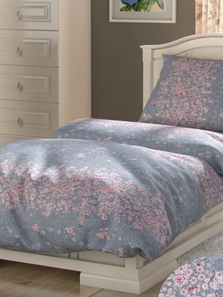Kvalitex Lenjerie de pat din bumbac francez PROVENCE COLLECTION 220x200, 70x90cm MILENA roz