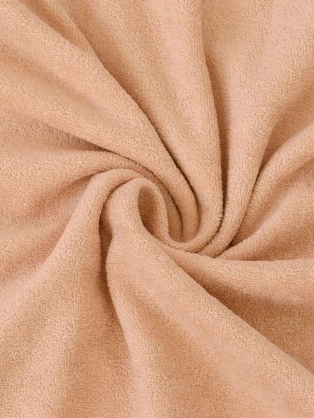 Kvalitex Cearșaf de Terry 120x200cm bej deschis Kvalitex