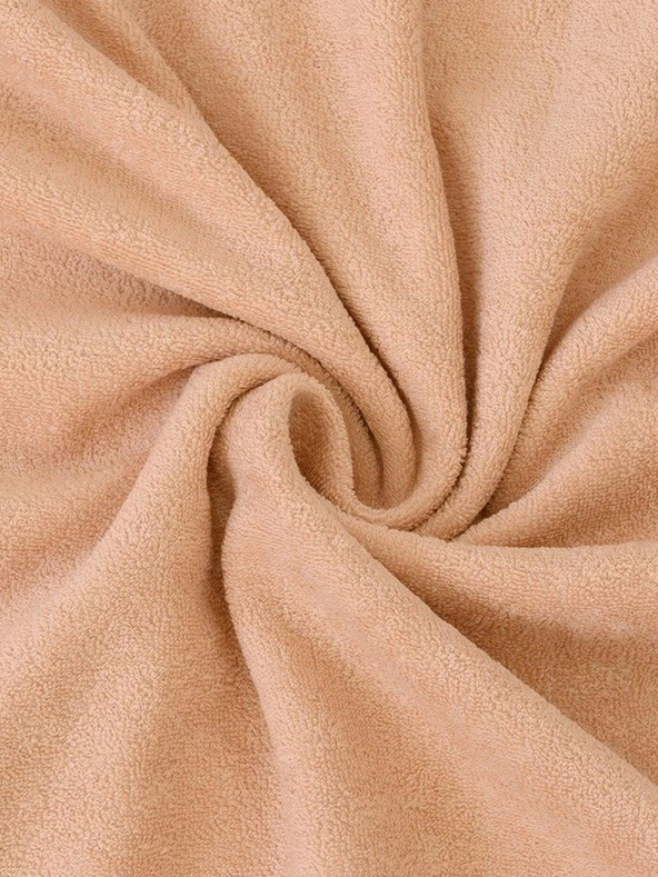 Kvalitex Cearșaf de Terry 120x200cm bej deschis Kvalitex