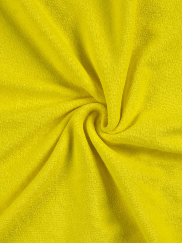 Kvalitex Cearșaf froté 200x200cm lămâie Kvalitex