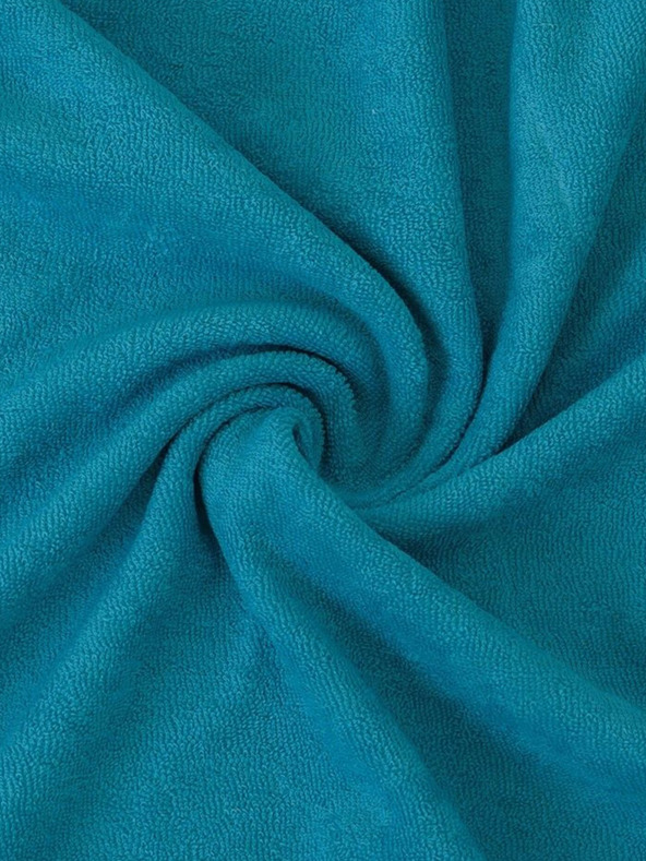 Kvalitex Cearșaf Terry 220x200cm turcoaz Kvalitex