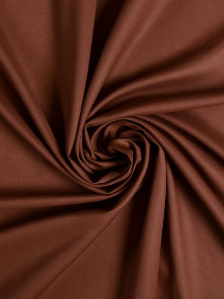 Kvalitex Cearșaf de bumbac 150x230cm maro închis