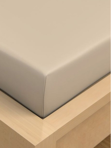 Kvalitex Cearșaf de bumbac 150x230cm alb închis