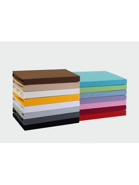 Kvalitex Cearșaf Jersey 160x200cm negru Kvalitex