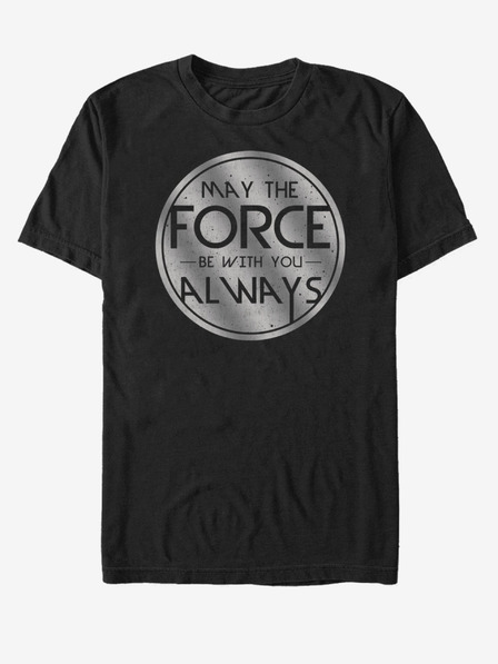 ZOOT.Fan Tricou unisex negru ZOOT.Fan Star Wars Medalion Always