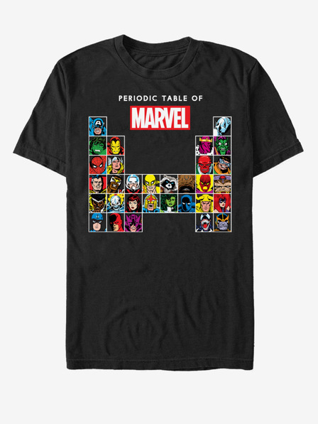 ZOOT.Fan Tricou unisex negru ZOOT.Fan Marvel Periodic Marvel