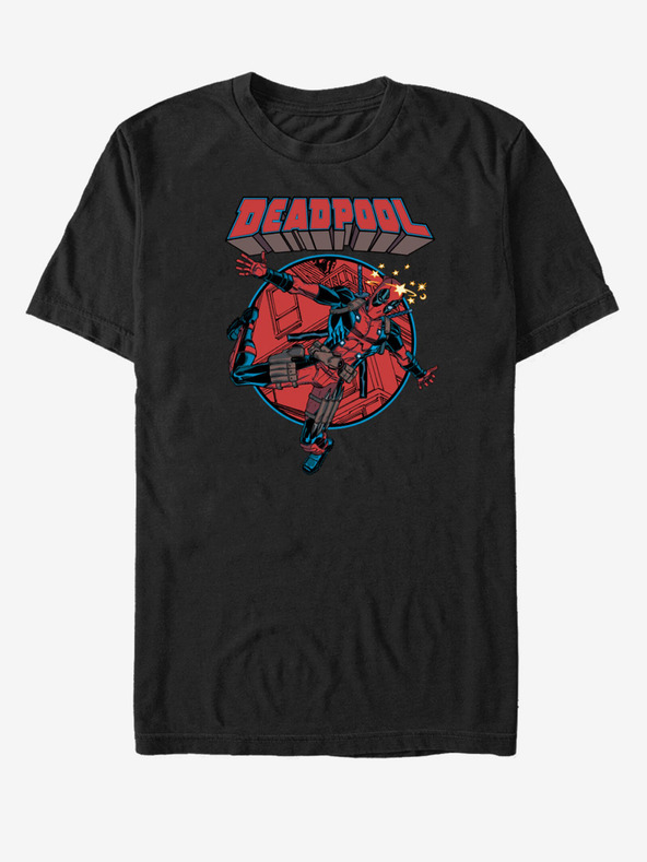 ZOOT.Fan Tricou unisex negru Marvel Falling Dummy