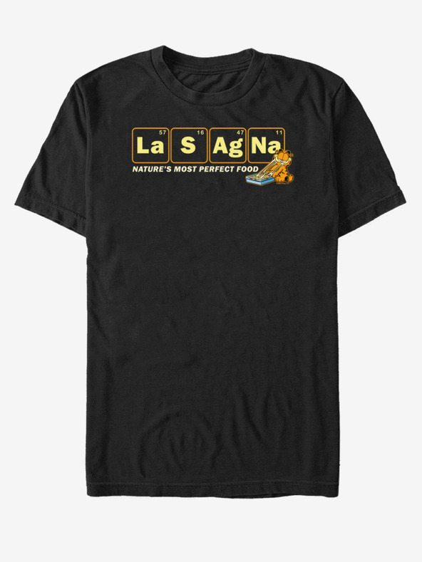 ZOOT.Fan Tricou unisex negru Nickelodeon Lasagna Periodic