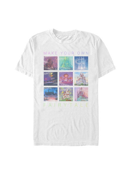 ZOOT.Fan Tricou alb Disney CASTLES IN DISNEY PRINCESS MOVIES