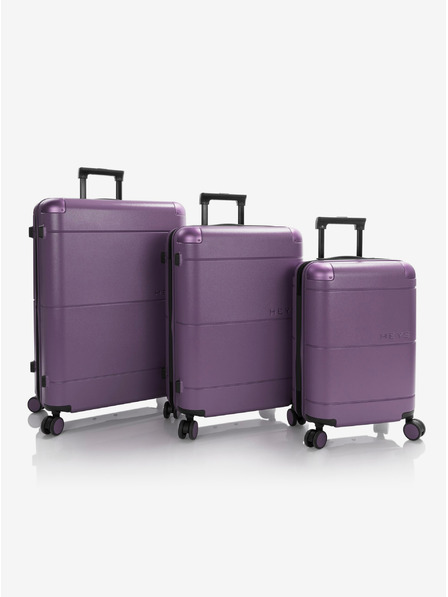 Heys Set de trei valize de călătorie Heys Zen S,M,L Purple