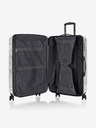 Heys Set de 3 valize de călătorie cu model în alb-negru Heys Journey 3G S,M,L Black/White Map